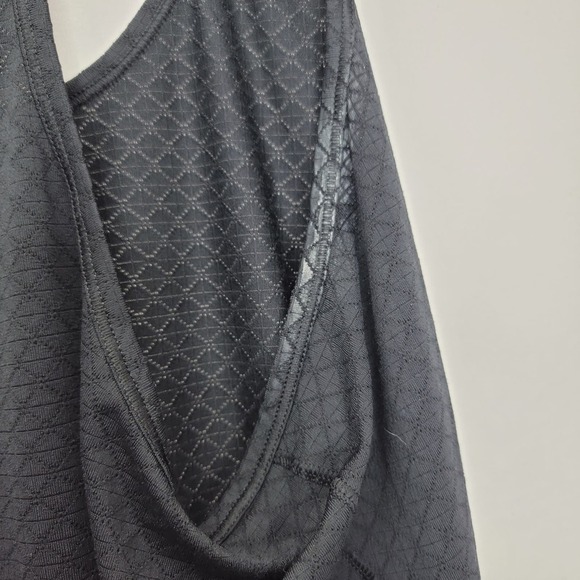 athleta black razor back work out tank top - Picture 8 of 16
